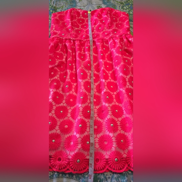 Lilly Pulitzer Peyton Pinwheel Strapless Dress 4 - Picture 11 of 15